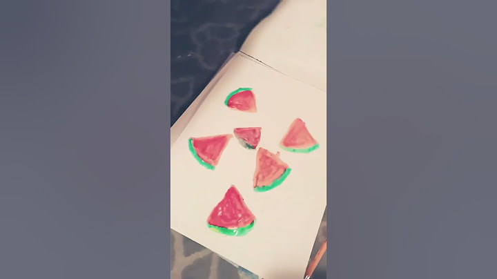 paint watermelons w/ me!