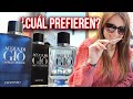 Acqua Di Gio Eau de Parfum VS Profondo VS Profumo - ¿Qué perfume de ADG prefieren las mujeres?