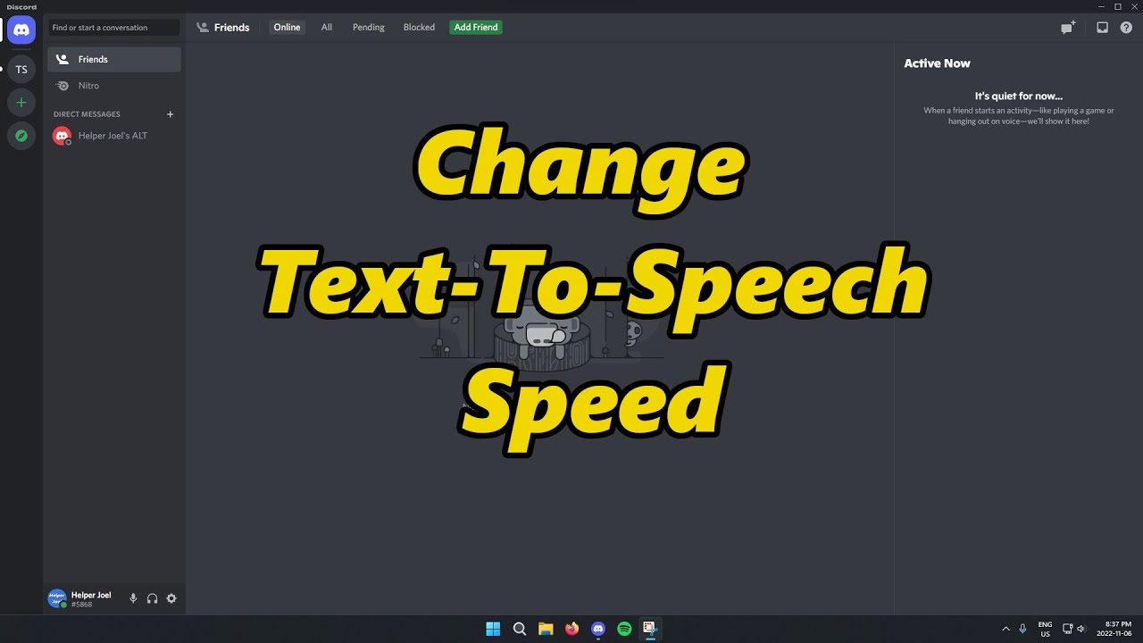 text to speech speed and pitch