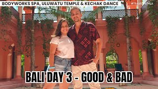Bali Day 3: Luxurious Spa Day & Disappointing Fire Dance at Uluwatu 😕 | Laveena & Ashish Vlogs