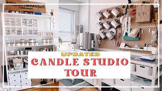 Vlog Updated Candle Studio Tour Running A Candle Business From A Small Apt Again