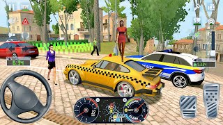 Sports Car Driving in City Taxi Sim 2022 - Mobile Gameplay Android screenshot 2