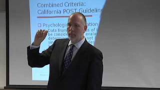 CA POST Evaluation Report