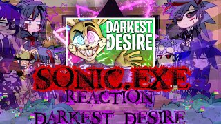 ||🇺🇸|| FNAF || Sonic.exe Character   Glitchtrap react to Darkest desire || GachaClub Production ||