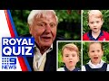 Sir David Attenborough quizzed by Royal Family kids | 9 News Australia
