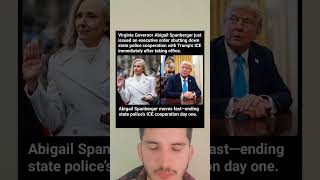 Virginia Gov. Abigail Spanberger SHUTS DOWN State Police Cooperation With ICE on Day 1 🇺🇸