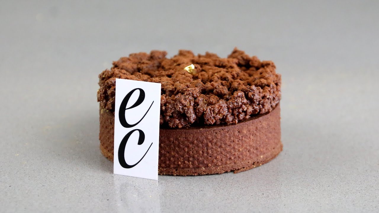 Tarta crujiente de Chocolate y Speculoos / Crispy Chocolate and Speculoos tart