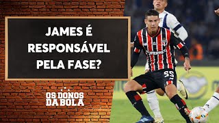 Souza James Rodríguez Em Campo Divide A Responsabilidade Pela Má Fase No São Paulo