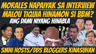 MORALES NAPAIYAK? MALOU HINAMON SI DAYUNYOR? MGA DDS/SMNI HOSTS PINAPATAHIMIK NA? #dds #duterte