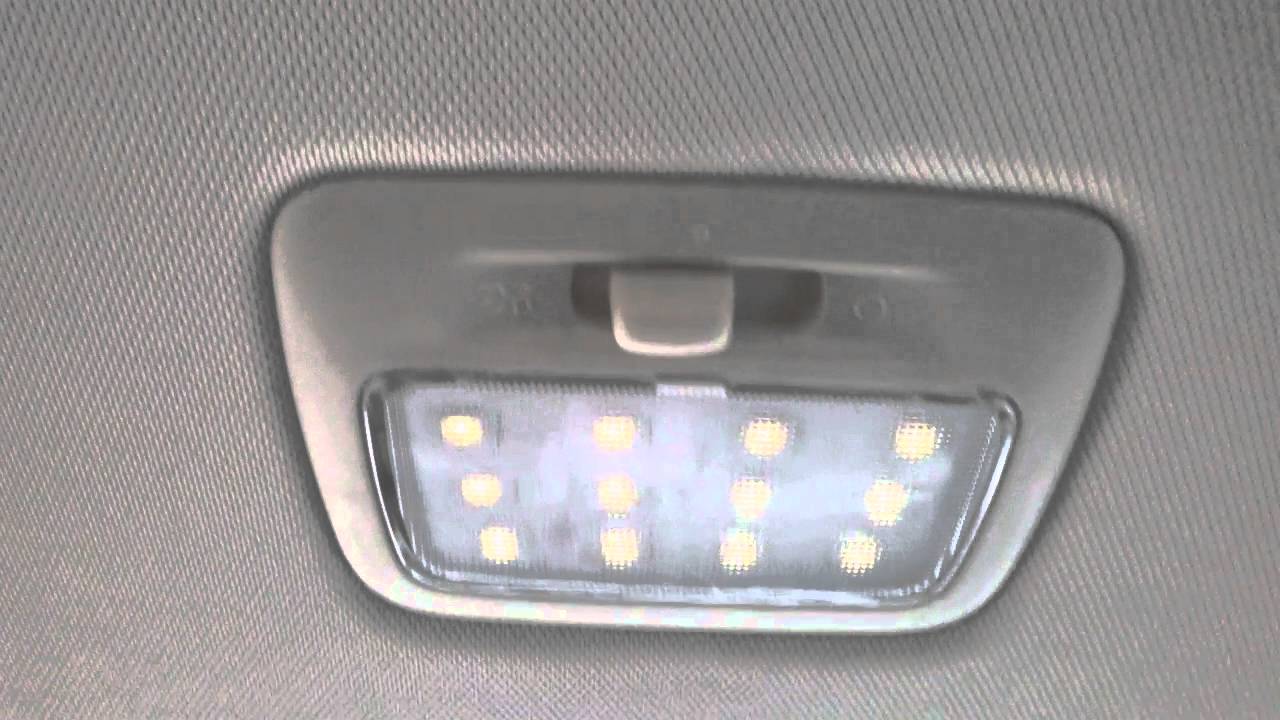 LED indoors lights in Mitsubishi Outlander III MY'16 YouTube