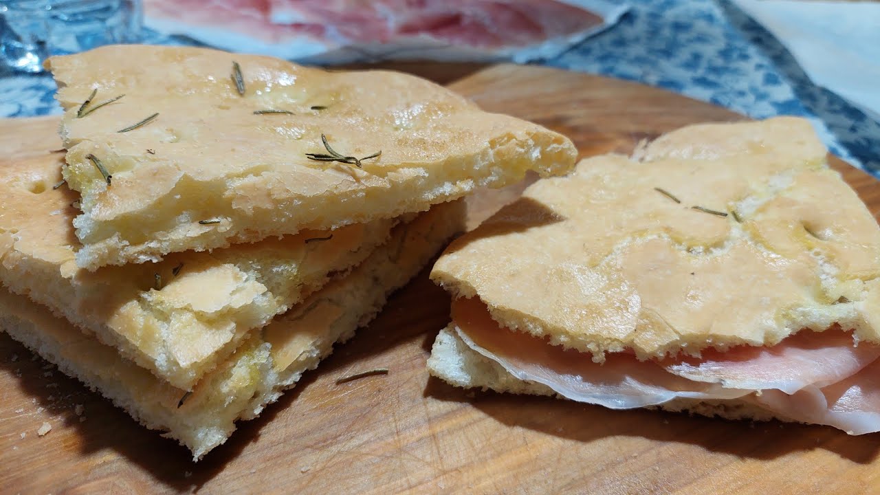 Focaccia croccante senza glutine