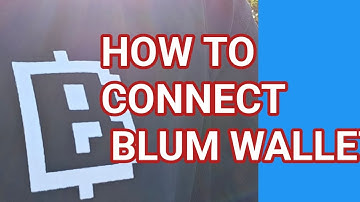 How to connect your BLUM Wallet | Blum Airdrop