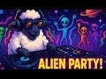 DJ Sheep Throws INTERGALACTIC Dance Party In Space DJ Sheep Throws INTERGALACTIC Dance Party In Space