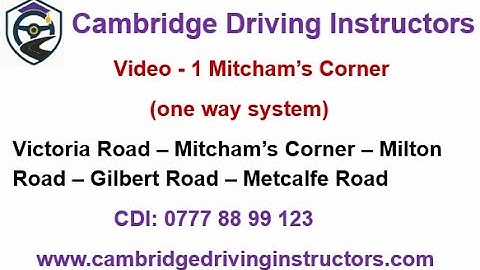 Cambridge Driving Test | Cambridge Driving Test Route | UK Driving Test Tips | Mitcham
