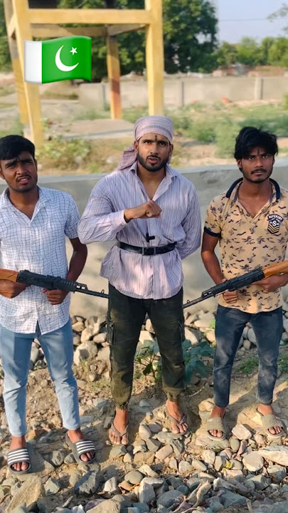 India 🇮🇳 pak 🇵🇰 kitne admi the admi nhi is baar 2 aurato ayi thi orlke chli gyi  🤣jai hind #viral