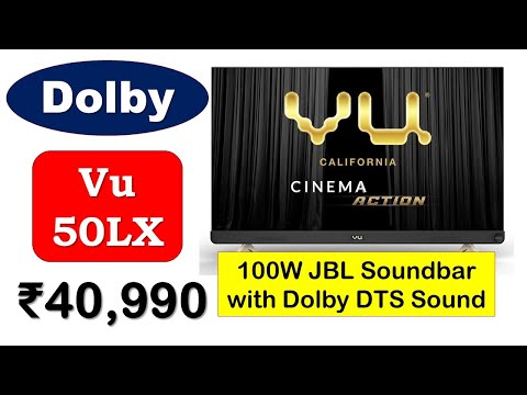 100W JBL Soundbar | 50-Inch Android Smart TV under 50000 Rupees | #Vu 50LX
