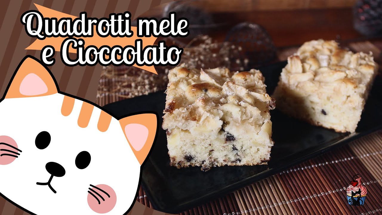 Quadrotti alle MELE e CIOCCOLATO - 