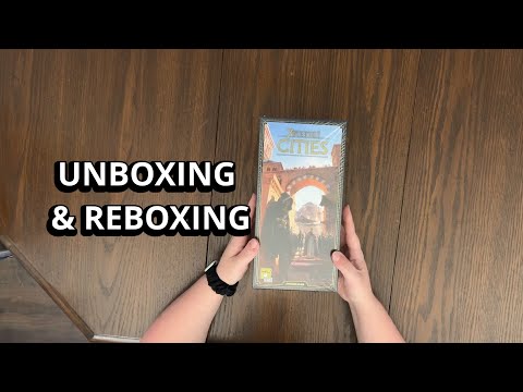 7 Wonders: Cities expansion - Unboxing & Reboxing - What's in the Box?