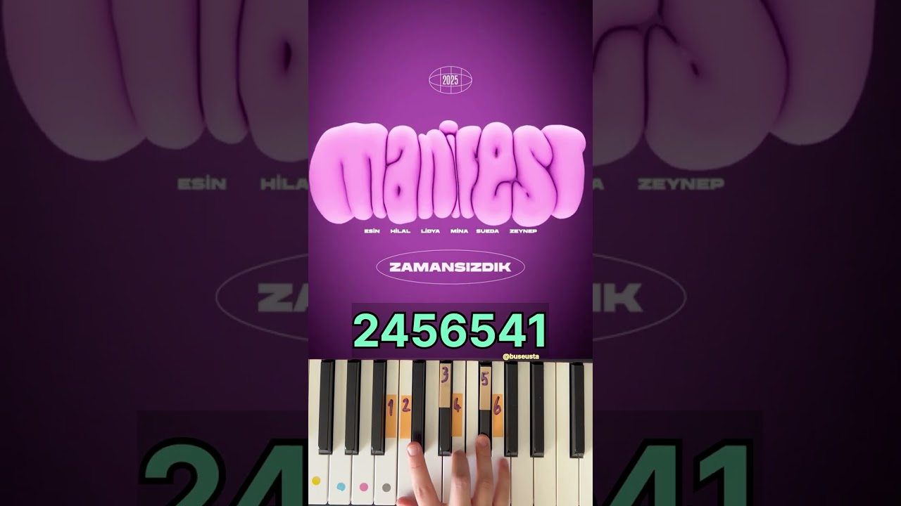 Tonton Manifest - Zamansızdık Kolay Piyano Çal - Manifest Easy Piano #piano #piyano #manifest #easypiano di YouTube Tonton Manifest - Zamansızdık Kolay Piyano Çal - Manifest Easy Piano #piano #piyano #manifest #easypiano di YouTube