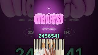 Manifest - Zamansızdık Kolay Piyano Çal ￼ - Manifest Easy Piano