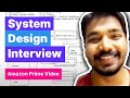 System design interview design amazon prime