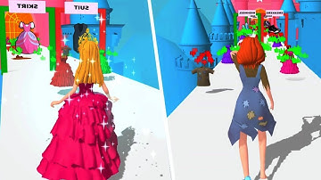 Princess Run 3D 👸❤️🤴 All Levels Gameplay Trailer Android,ios New Game