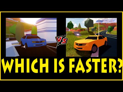 Are Police Cars Actually Faster Than Criminal Cars Roblox Jailbreak Youtube - the top 5 best cars in roblox jailbreak youtube