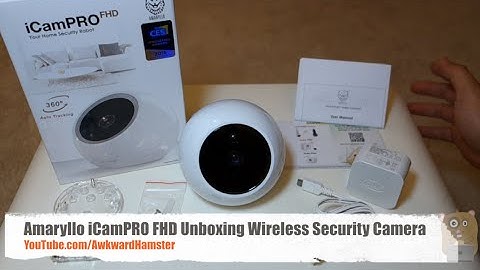 Amaryllo iCamPRO FHD Unboxing Wireless Security Camera