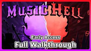 [MusicHell] Welcome to bullet hell but with rhythm! (All Levels, Perfect Run, Early Access)