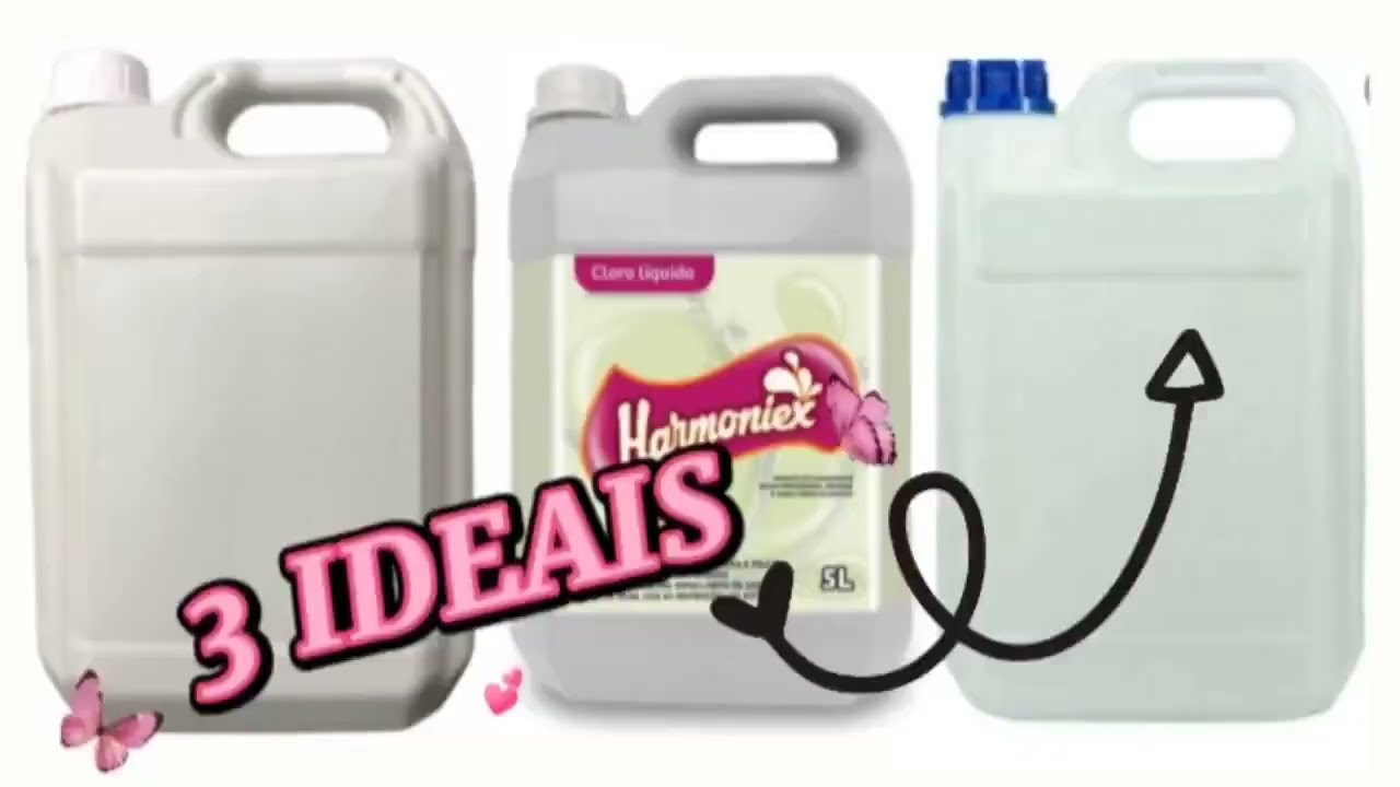 3 IDEIAS BRILHANTES COM GALÃO 5 LITROS