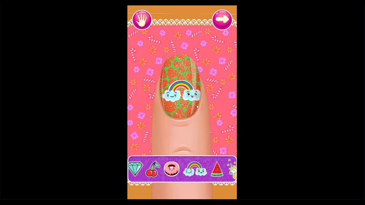 Tirnak Boyama Oyunu Nail Painting Eglenceli Cocuk Oyunlari Youtube
