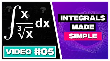 Integral ∫x/(cube root of x)dx How To Solve in 10 EASY Steps (Watch Video Tutorial) - SBNH Academy ✅
