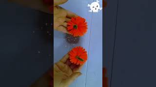 Very Simple Pumpkin made of pipe cleaner #shorts #craft #pipecleaner #mini #halloween #2024 #subscri