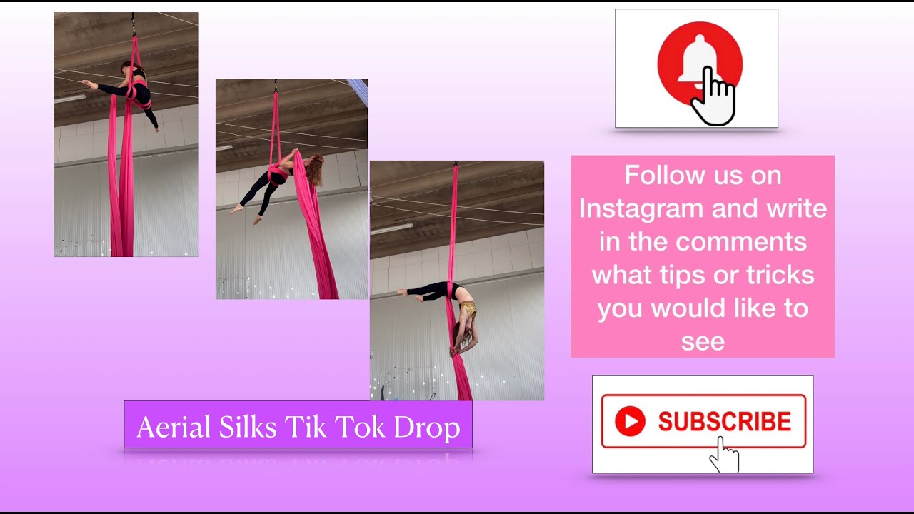 Aerial silks Tik Tok Drop
