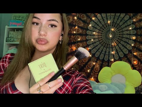 ASMR Christmas themed makeup  🎄💄