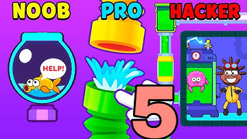 NOOB vs PRO vs HACKER in Flow Legends - All Levels Gameplay, New Game (Android, iOS)