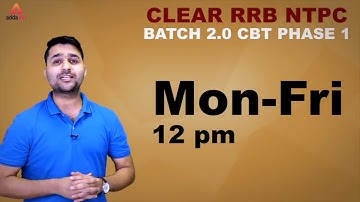 CLEAR RRB NTPC 2019 | Join Live Batch & CRACK RRB NTPC Exam | ENROL NOW | Call 9958500766