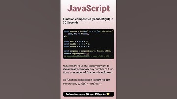 function composition in javascript with reduceRight #htmlcss #code #coding #reactjs #nodejs #js #api