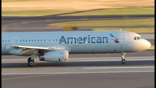 American Airlines Airbus A321-232 N582Uw Takeoff From Pdx