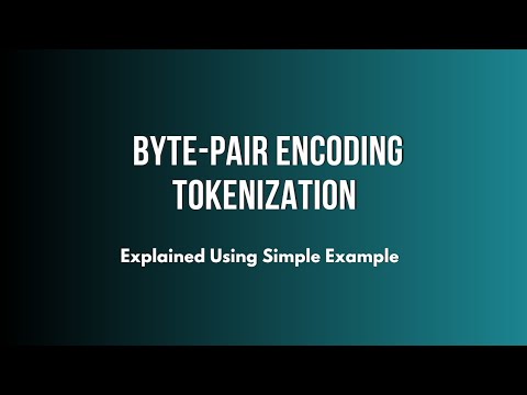 Byte Pair Encoding (BPE) algorithm | Simplified explanation with Python ...