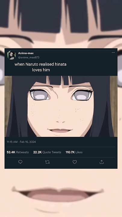 when Naruto realised Hinata love's him #viral #naruto #hinata #naruhina #thelast #narutoshippuden