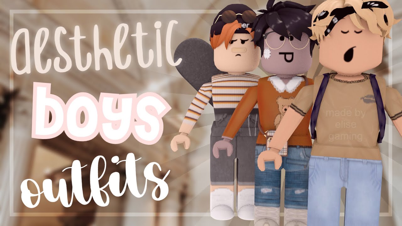 Aesthetic Kawaii Roblox Boy Outfits W Ids Codes Links Youtube - roblox boy outfit ids