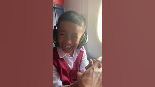 Pulang Sekolah Deo naik Pesawat ✈️ #pulangsekolah #pesawat