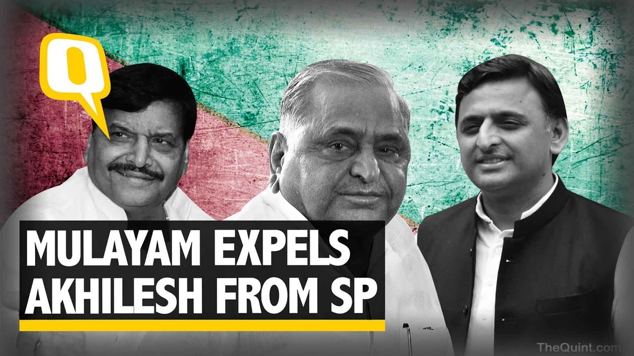 The Quint: Mulayam Yadav Expels Akhilesh, Ram Gopal From SP For 6 Years