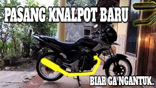 PASANG KNALPOT CTS MUFFLER TYPE KAPSUL DI HONDA TIGER‼️BIAR GA NGANTUK BOLO..‼️DRY MOTOVLOG.