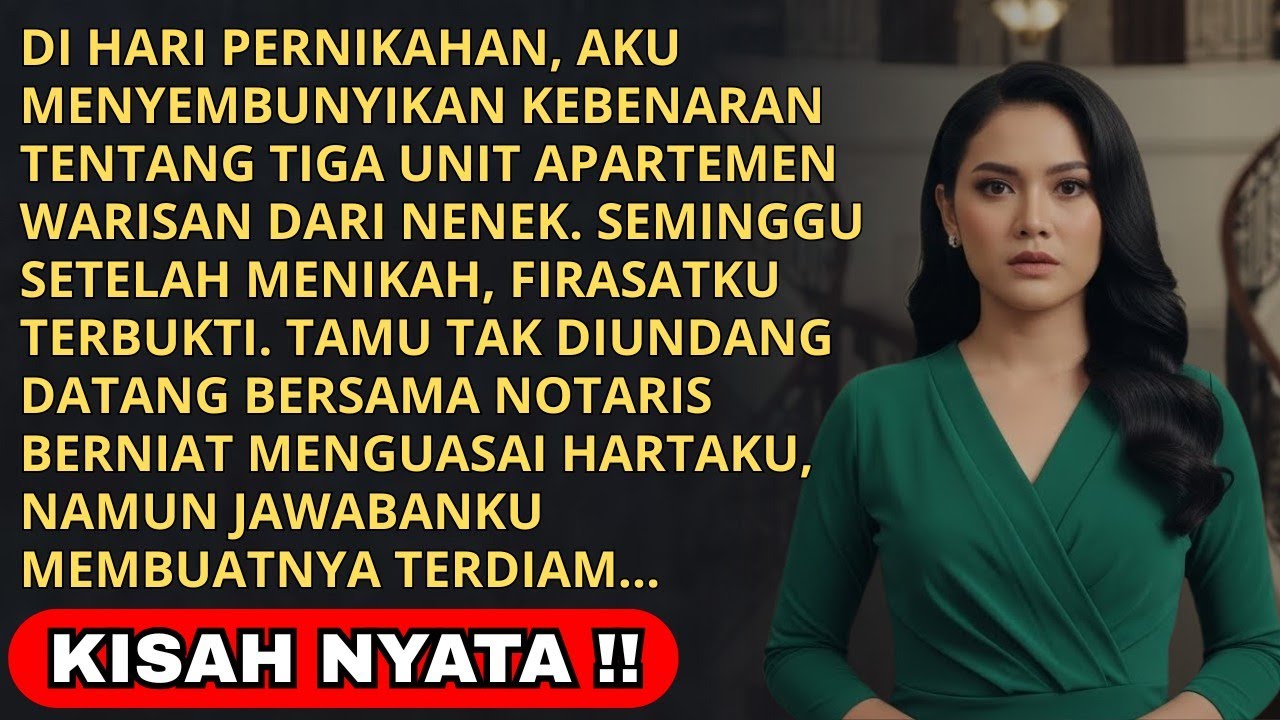 AKU RAHASIAKAN 3 APARTEMEN WARISAN NENEKU - SEMINGGU SETELAH MENIKAH MEREKA KUASAI HARTAKU TAPI....
