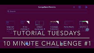 How to make a song in 8.69 minutes // Tutorial Tuesdays // Apple // GarageBand