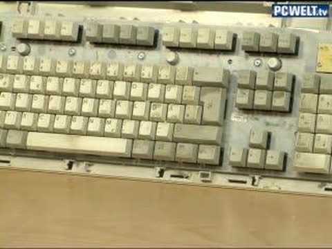 Video: So Reinigen Sie Die Tastatur