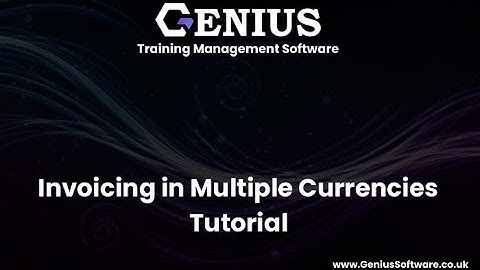 Creating Orders and Invoices in Multiple Currencies in Genius TMS.