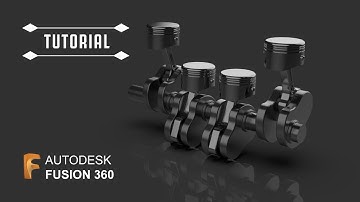 Hoe ontwerp je een motor | Zuiger- en krukasassemblage in Autodesk Fusion 360